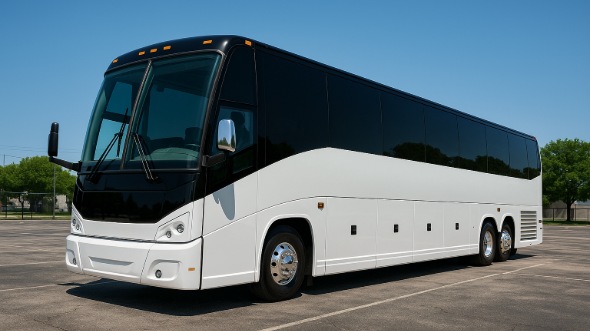 Exterior of Charter Bus Company Indianapolis's 40 Passenger Party Bus in Indianapolis