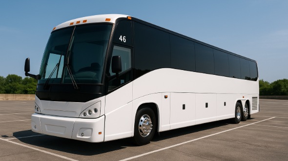 Exterior of Charter Bus Company Kokomo's 40 Passenger Party Bus in Kokomo