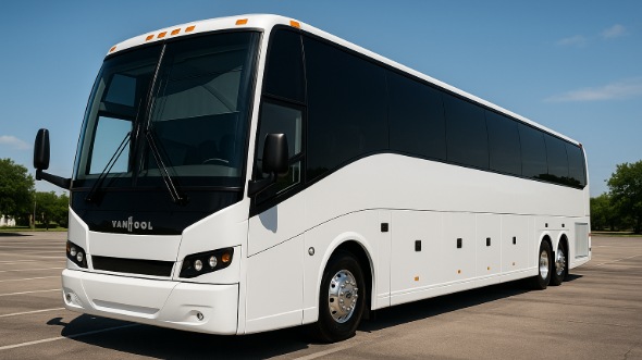 Exterior of Charter Bus Company South Bend's 40 Passenger Party Bus in South Bend