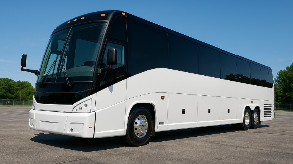 Exterior of Charter Bus Company Fort Wayne's ADA Charter Bus in Fort Wayne